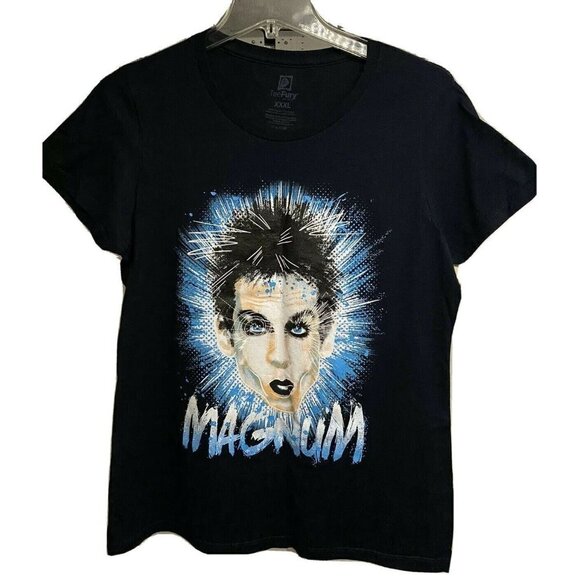TeeFury Mashup Blue Graphic T-Shirt XXXL 3XL Stretch Preshrunk Cotton Unisex New - Picture 1 of 5